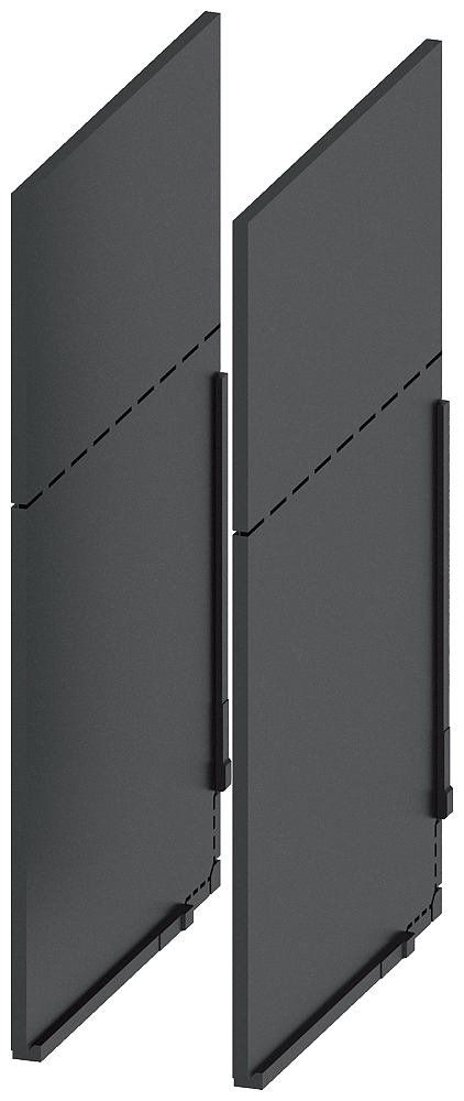 [Imagem do produto SEPARADORES DE FASES 2 PÇS. ACESSÓRIOS PARA: 3VM10/11 3VM91520WA00 SIEMENS]