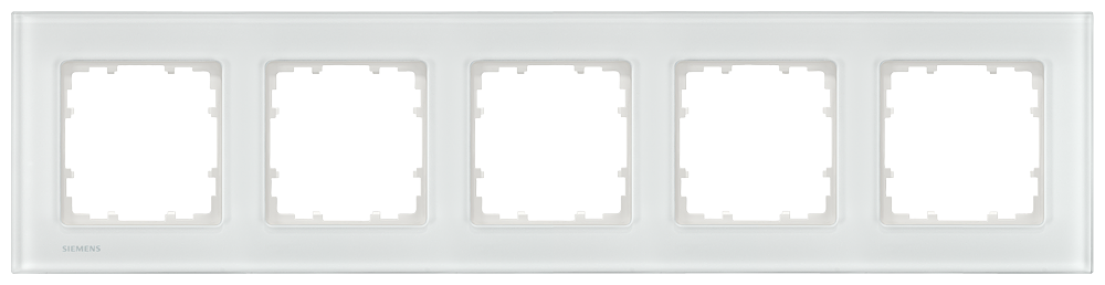 MOLDURA MIRO VIDRO BRANCO 5X 5TG12051 SIEMENS
