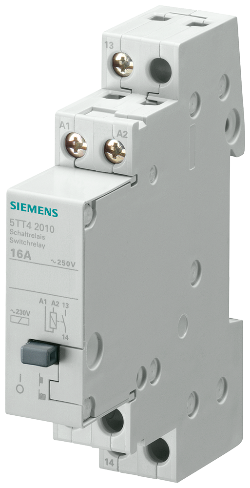 RELÉ DE COMUTAÇÃO COM 4 CONTACTOS DE FECHO CONTACTO PARA CA 230 V 16A CONTROL 5TT42043 SIEMENS
