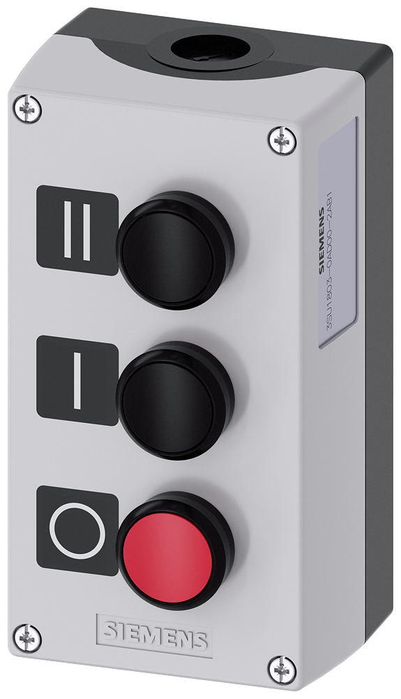 [Imagem do produto CARCAÇA PARA APARELHO DE COMANDO, 22MM, REDONDA 3SU18030AD002AB1 SIEMENS]