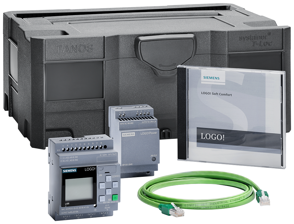 [Imagem do produto LOGO! STARTERKIT 12/24RCE PACKED IN TANOS BOX 6ED10574BA010AA0 SIEMENS]