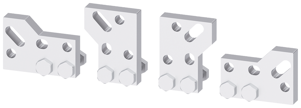 NA PARTE TRASEIRA PEÇAS DE CONEXÃO PRINCIPAL EXPANDIDAS PARA MONTAR 3VW90110AN76 SIEMENS