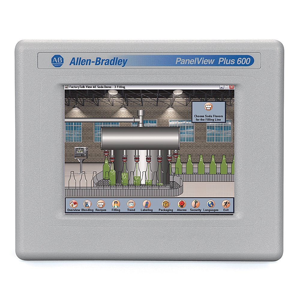 [Imagem IHM TOUCH DC 6 COLOR PANELVIEW PLUS 6 2711PT6C20D8 ROCKWELL ALLEN BRADLEY]