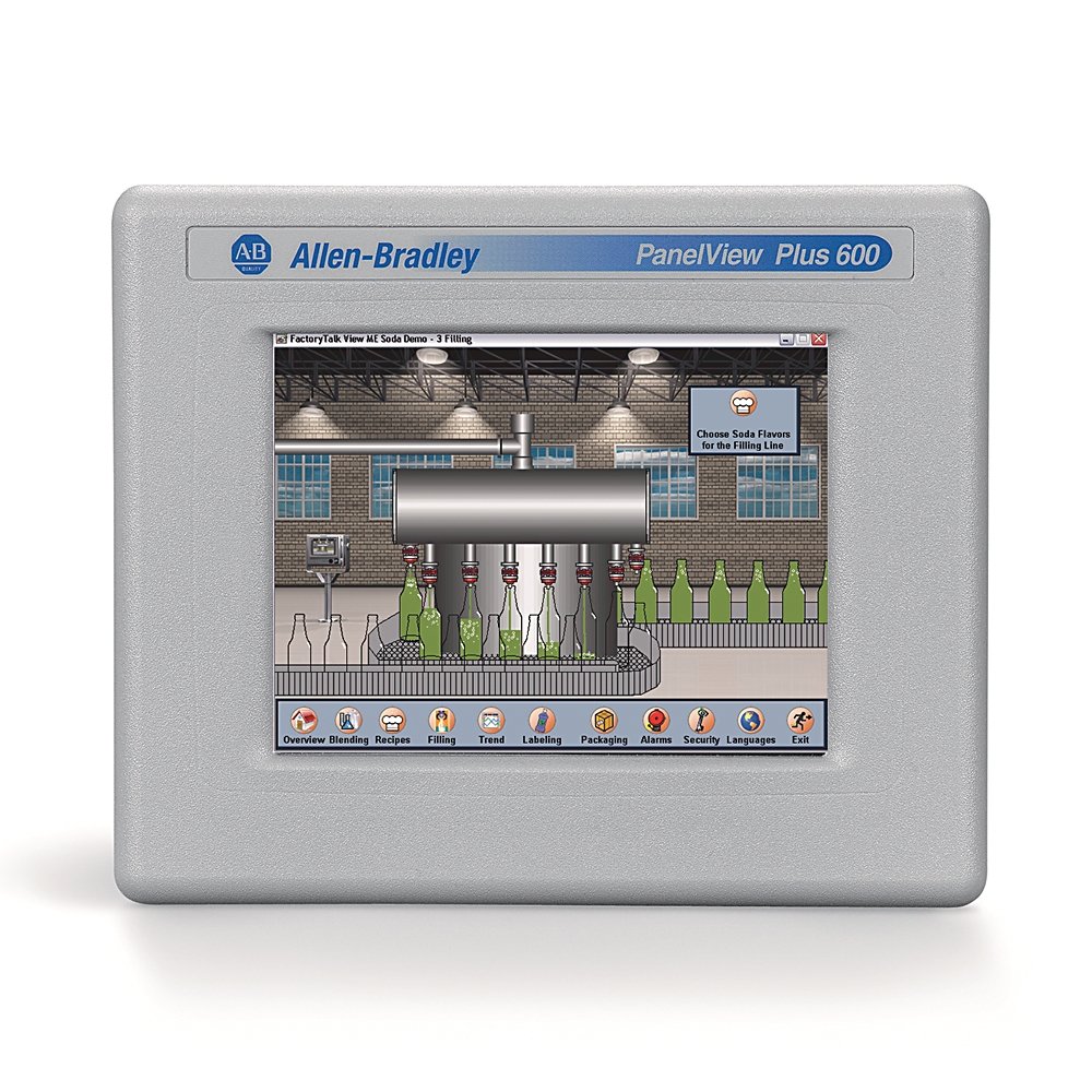 [Imagem IHM PANELVIEW PLUS TERMINAL 2711PCT6C20D ROCKWELL ALLEN BRADLEY]