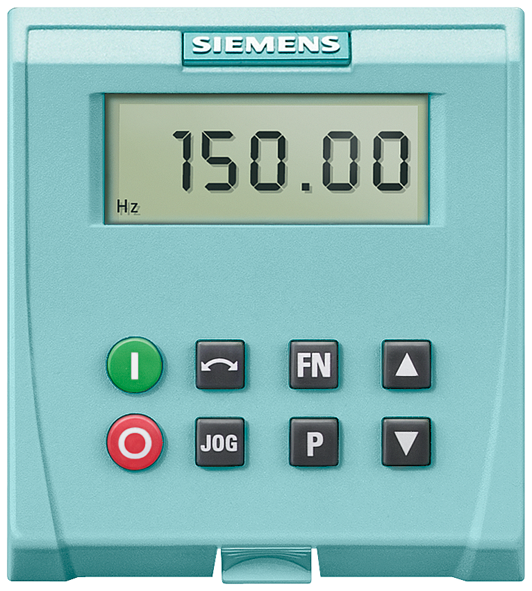[Imagem PAINEL OPERAÇÃO BÁSICO G110 6SL32550AA004BA1 SIEMENS]