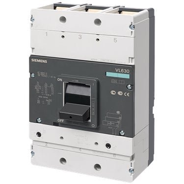[Imagem DISJUNTOR TRIPOLAR 630A 70KA 3VL57632DE360AA0 SIEMENS]