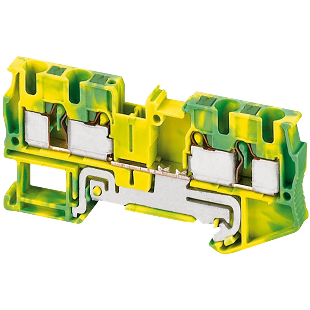 [Imagem CONECTOR PRESSAO PROTEÇÃO TERRA 4MM2 4 P NSYTRP44PE SCHNEIDER]