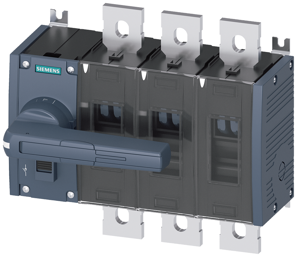 [Imagem do produto SECC. FUS. 3P 630A TERM. PLANO C/ MANOP. 3KD46320QE100 SIEMENS]