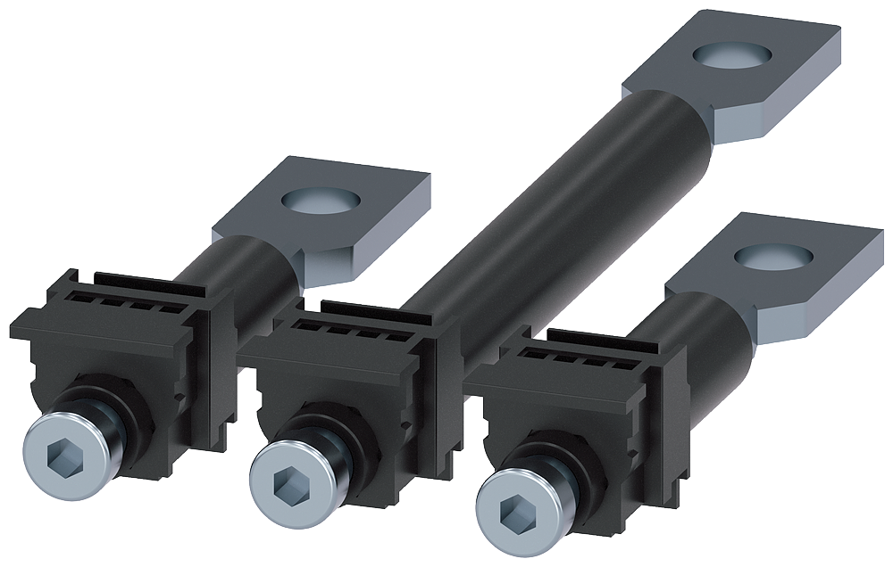 [Imagem CONEXÃO PLANA NA PARTE TRASEIRA 3 PEÇAS ACESSÓRIOS PARA: 3VM10/11 3VM91130QE00 SIEMENS]