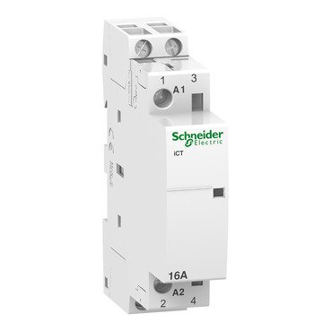 [Imagem do produto CONTATOR MODULAR ICT 16A 2NA 230 240VA A9C22712 SCHNEIDER]