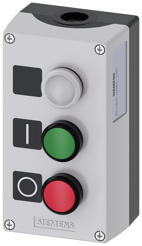 [Imagem do produto CARCAÇA PARA APARELHO DE COMANDO, 22MM, REDONDA 3SU18030AB002AB1 SIEMENS]