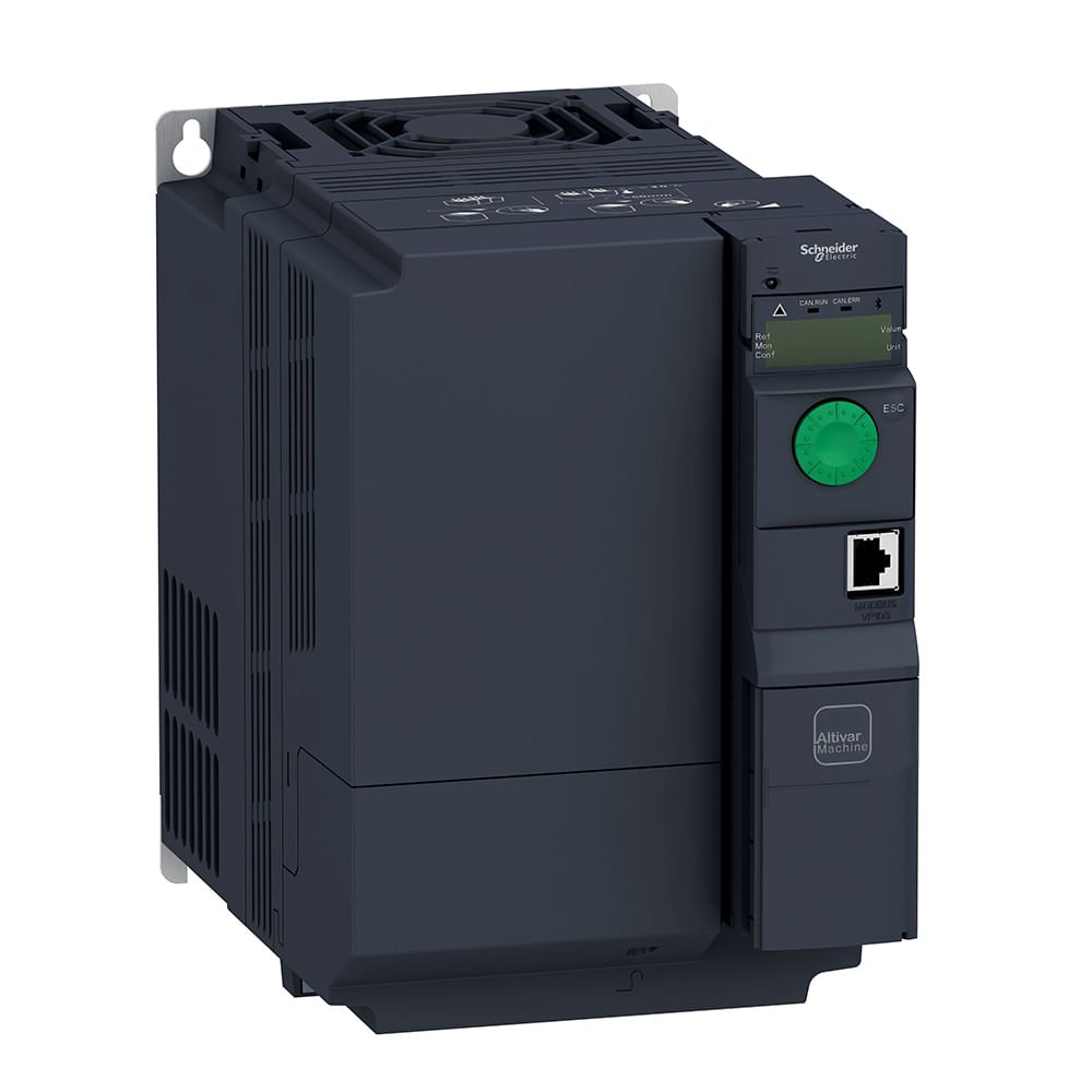 [Imagem INVERSOR DE FREQUÊNCIA TRIFÁSICO 7.5KW 17A 380/500V 50/60HZ ATV320U75N4B SCHNEIDER]