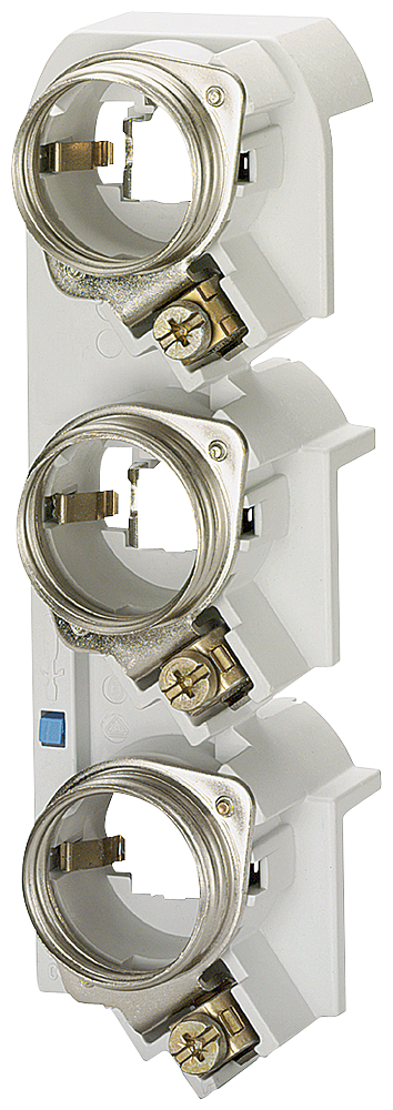 BASE SR60 DIAZED DIII DE 3 POLOS CA 690V CC 500V PARA PARAFUSO DE AJUSTE PARA 5SF6215 SIEMENS