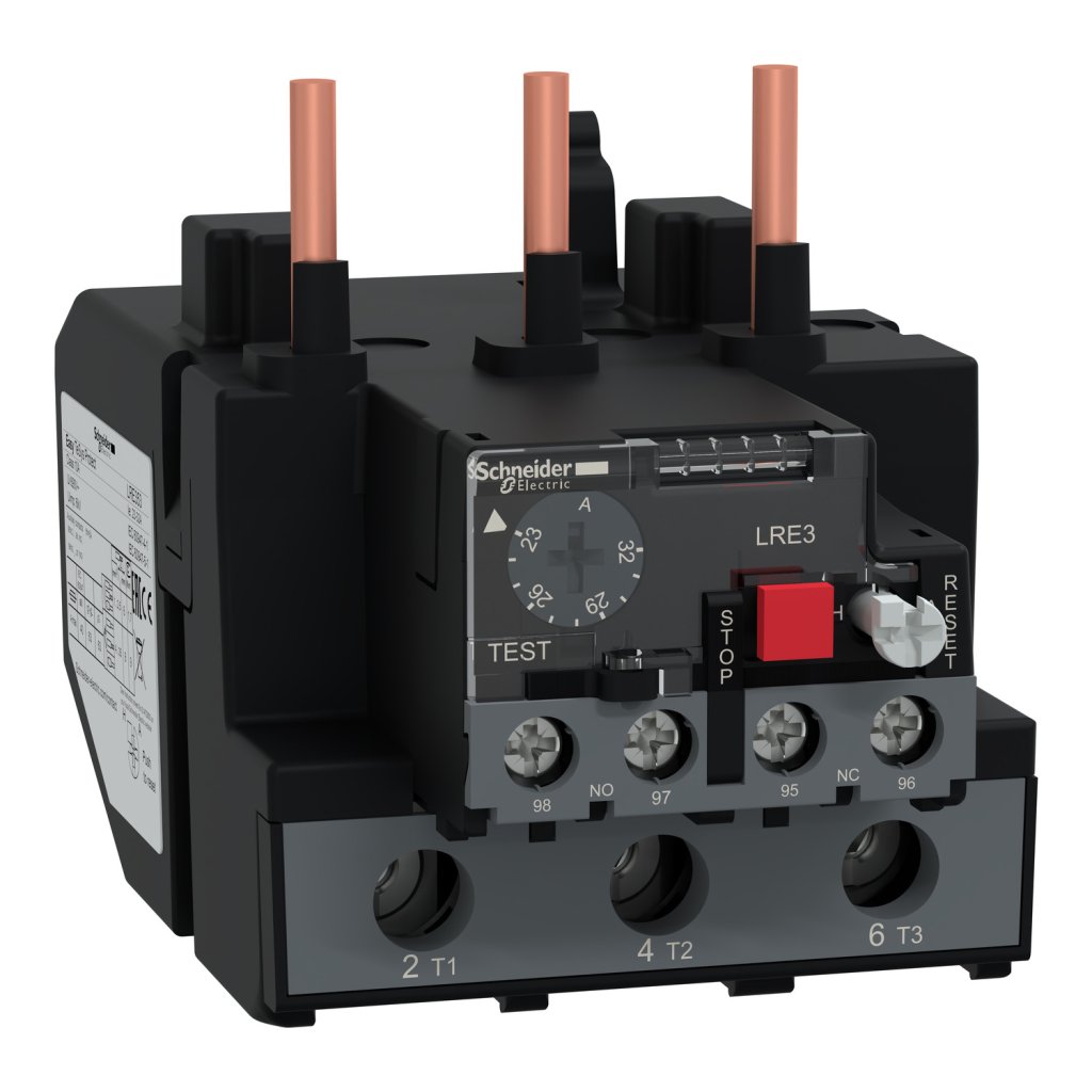[Imagem do produto RELÉ ELETRÔNICO DE SOBRECARGA TÉRMICA 23A...32A TESYS EASYPACT TVS LRE353 SCHNEIDER]