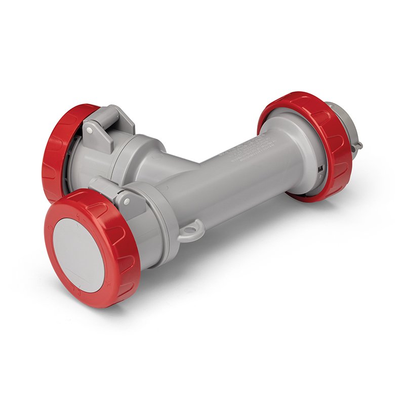 [Imagem ADAPTADOR 2X3P+E 380V 16A IP67 600.2505-063 SCAME]