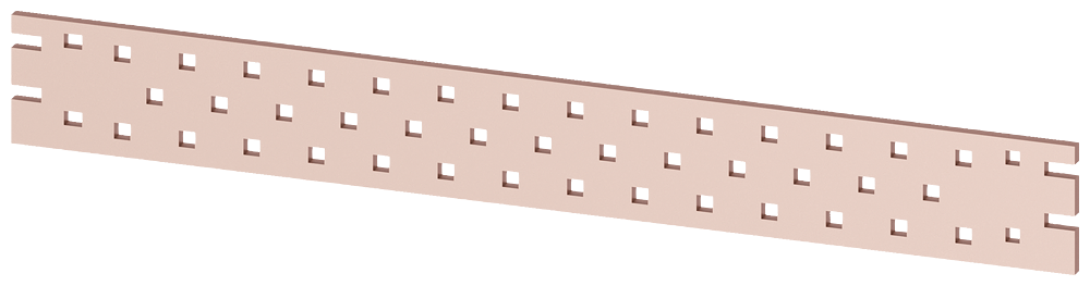 BARRAMENTO N 100X10MM L: 850MM 8LK40027AA76 SIEMENS