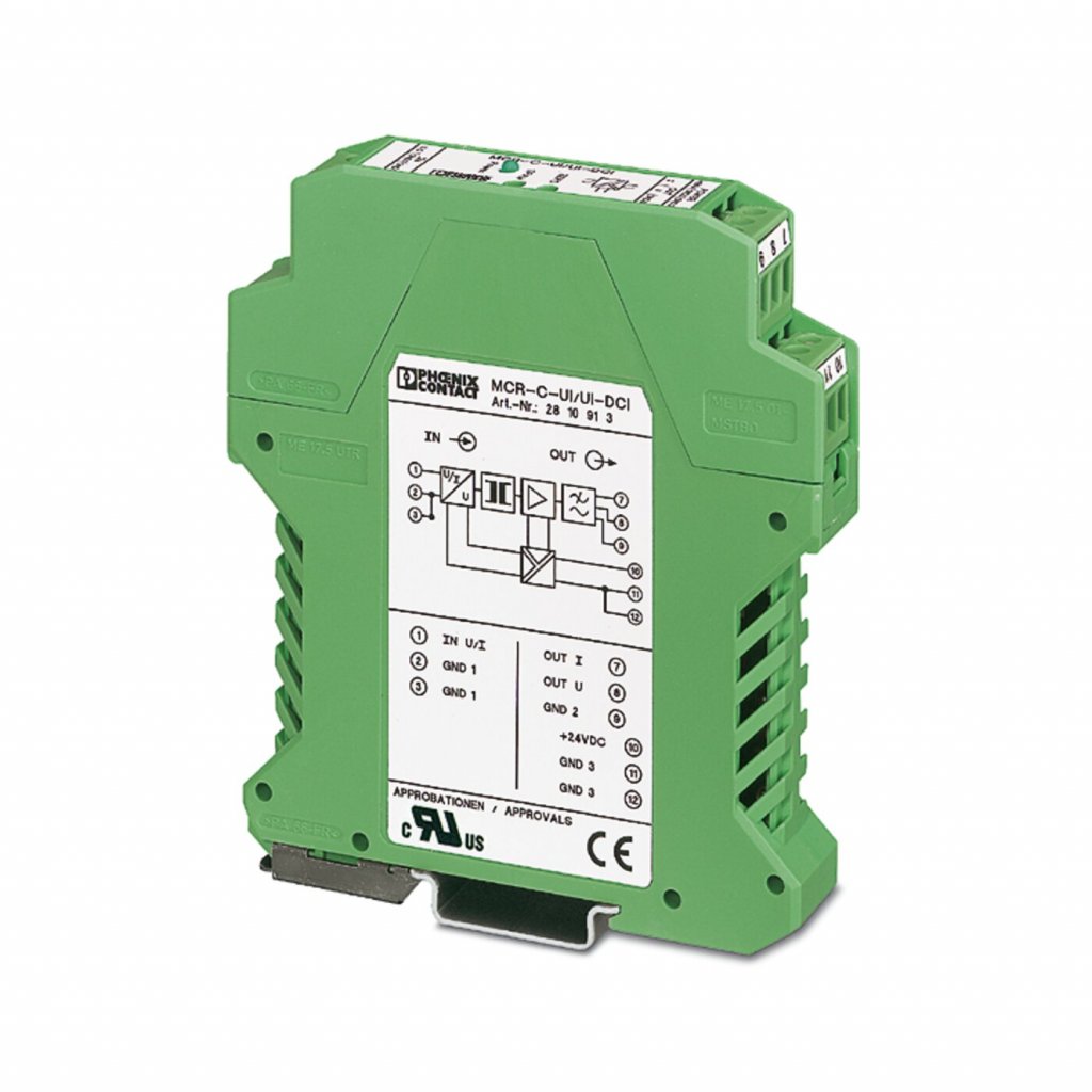 [Imagem AMPLIFICADOR ISOLADOR 3VIAS ENT/SAIDA CONF 24VCC MCRCUIUIDCI 2810913 PHOENIX CONTACT]