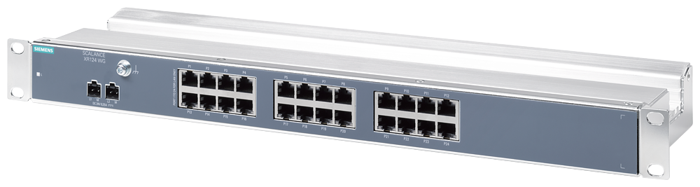 [Imagem SWITCH IE NÃO GERENCIADO SCALANCE XR124WG (24 X FE, DC 24V) 6GK51240BA002AR3 SIEMENS]