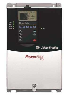 [Imagem do produto NVERSOR DE FREQUÊNCIA POWERFLEX 70 5,5KW 400V 7,5HP 480V 3F ENTRADA 342-528V 47-63HZ SAÍDA 0-400HZ 11,5A/12,1A 20AD011A0AYNANN ROCKWELL ALLEN BRADLEY]