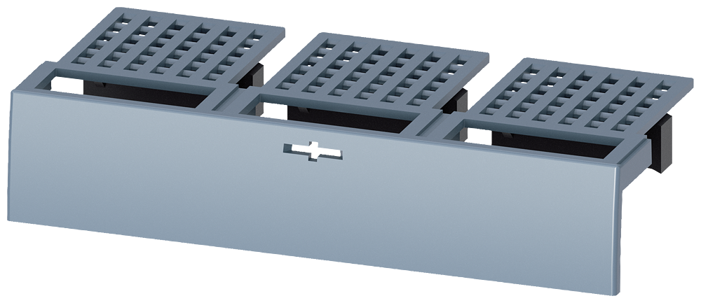 [Imagem TAMPA DE TERMINAL PARA BASE ENCAIXÁVEL ACESSÓRIOS PARA: DISJUNTOR, DE 3 POLOS 3VM92130KB03 SIEMENS]
