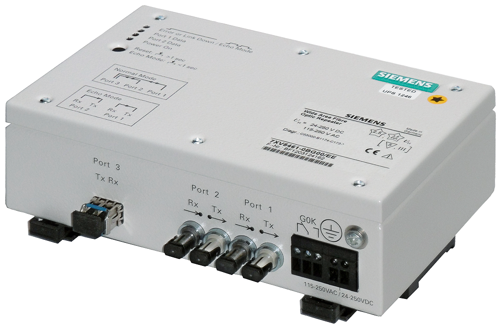 REPETIDOR ÓTICO PARA A TRANSMISSÃO SERIAL DE DADOS SÍNC./ASSÍNC. VIA FIBRA MO 7XV54610BH00 SIEMENS