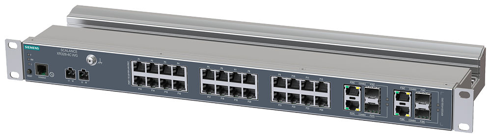 [Imagem SCALANCE XR328-4C WG (24XFE, 4XGE, 24V) 6GK53284FS002RR3 SIEMENS]