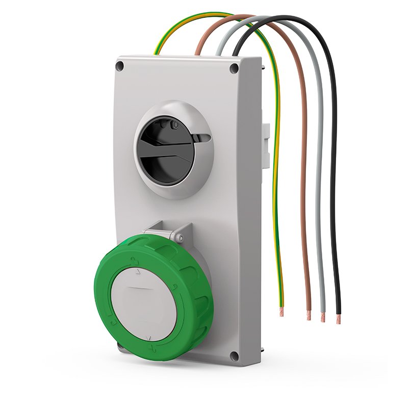 [Imagem do produto TOMADA DE EMBUTIR EMBUTIR  63A 3P+T 2H 407.63862 SCAME]