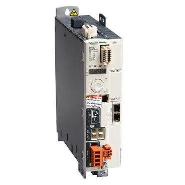 [Imagem do produto SERVODRIVE - SERCOS III - 0.3 KW - 115/200/240 VAC - INM 1.5 A - IPICO 4.5 A - MONOFÁSICO - LXM32SU45M2 SCHNEIDER]