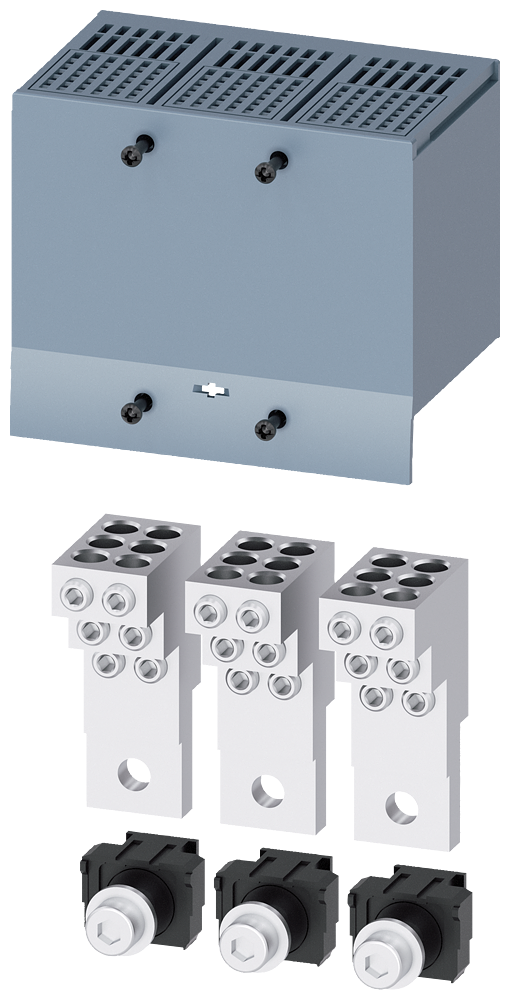[Imagem TERMINAL PARA CONDUTOR DE SEÇÃO CIRCULAR 6 CONDUTORES 3 PEÇAS ACESSÓRIOS PARA 3VA92130JF60 SIEMENS]