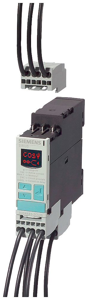 RELÉ DE MONITORAMENTO DIGITAL COS-PHI E MONITORAMENTO DA CORRENTE DE 90-690V CA 3UG46412CS20 SIEMENS