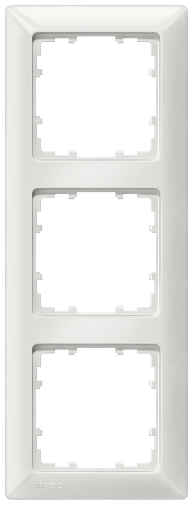 MOLDURA TITÂNIO BRANCO 3X 5TG25530 SIEMENS
