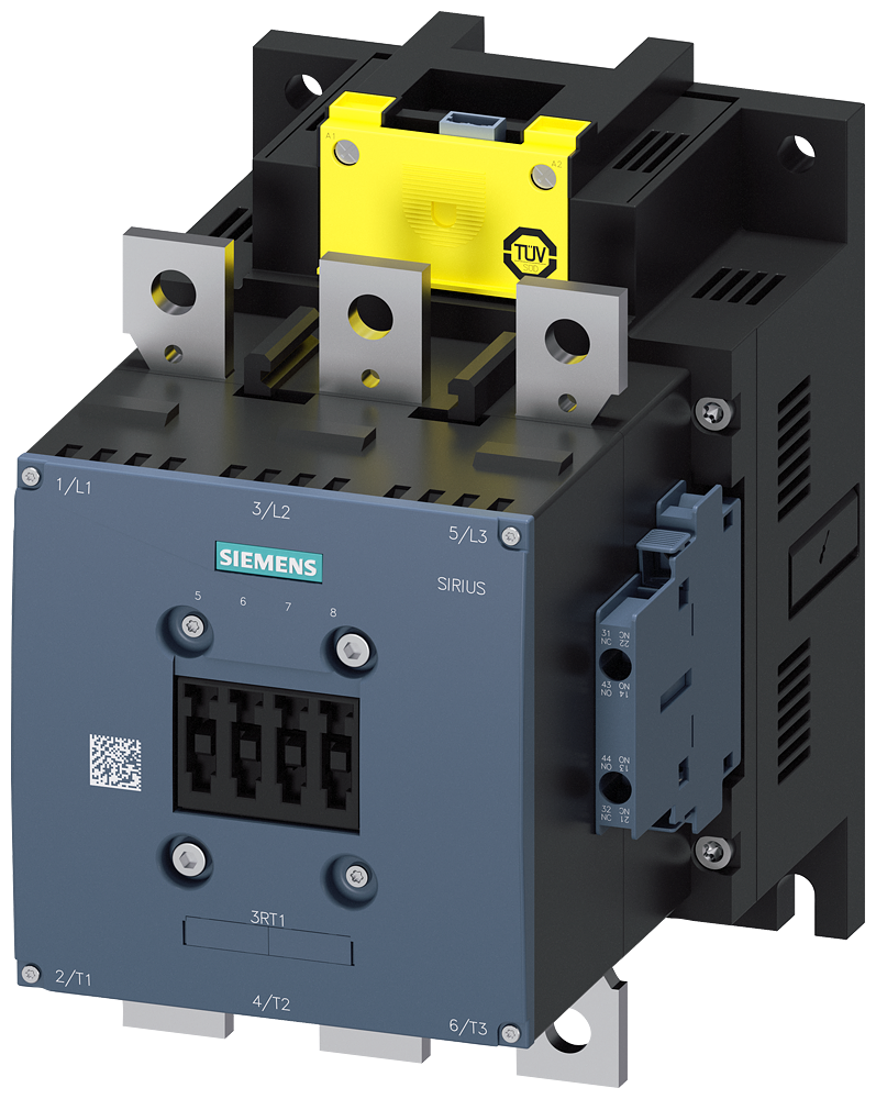 [Imagem do produto CONTATOR AC1 500A 200/270VUC FAILSAFE 3RT14676SP36 SIEMENS]