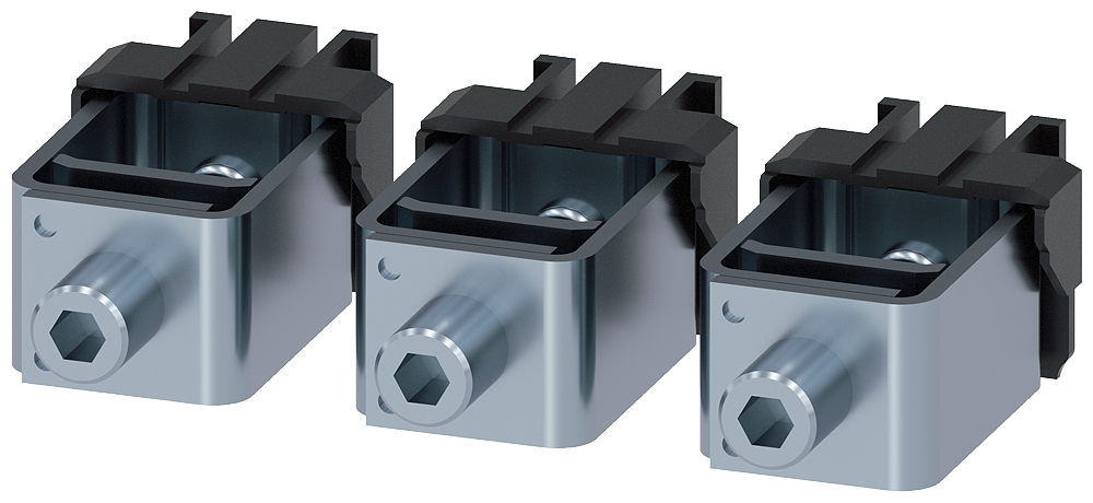 [Imagem TERMINAL COM MOLDURA 3 PÇ. ACESSÓRIOS PARA: 3VM12 3VM92530JA12 SIEMENS]