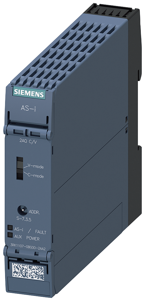 AS-I SLIMLINE MÓDULO COMPACT SC22.5 IP20 2AQ-C/V MOLA 4X SAÍDA ANALÓGICA 3RK11070BG002AA2 SIEMENS