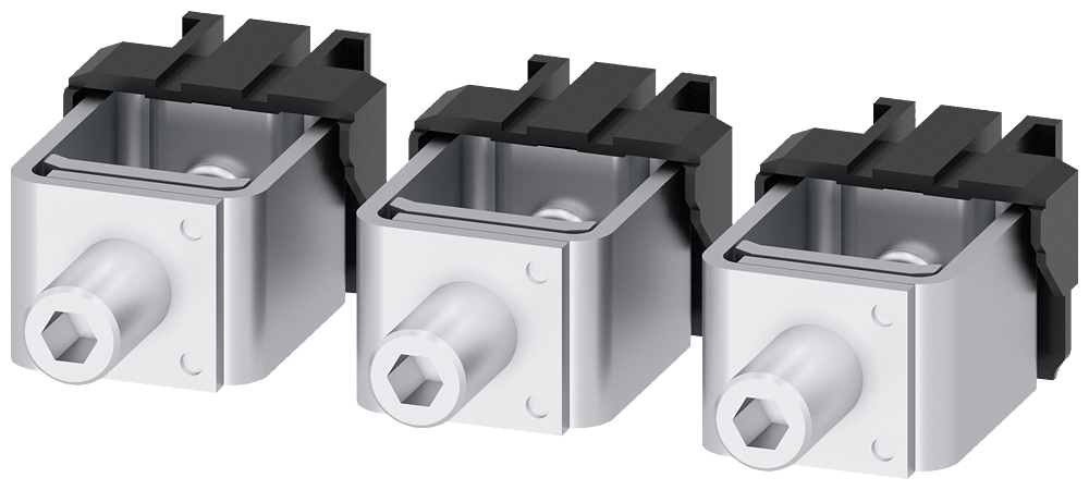 [Imagem TERMINAL COM MOLDURA 3 PEÇAS ACESSÓRIOS PARA: 3VA1 250 3VA92530JA11 SIEMENS]