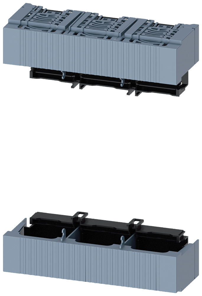 [Imagem do produto TAMPA DA CONEXÃO DO CABO COM PROTEÇÃO ANTICONTATO, PARA TAMANHO NH3, ACESSÓRIOS 3NP19631CD00 SIEMENS]