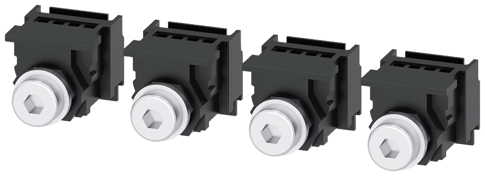 CONEXÃO PLANA DE PARAFUSO 4 PEÇAS ACESSÓRIOS PARA: 3VA1 100/160 3VA91140QA00 SIEMENS