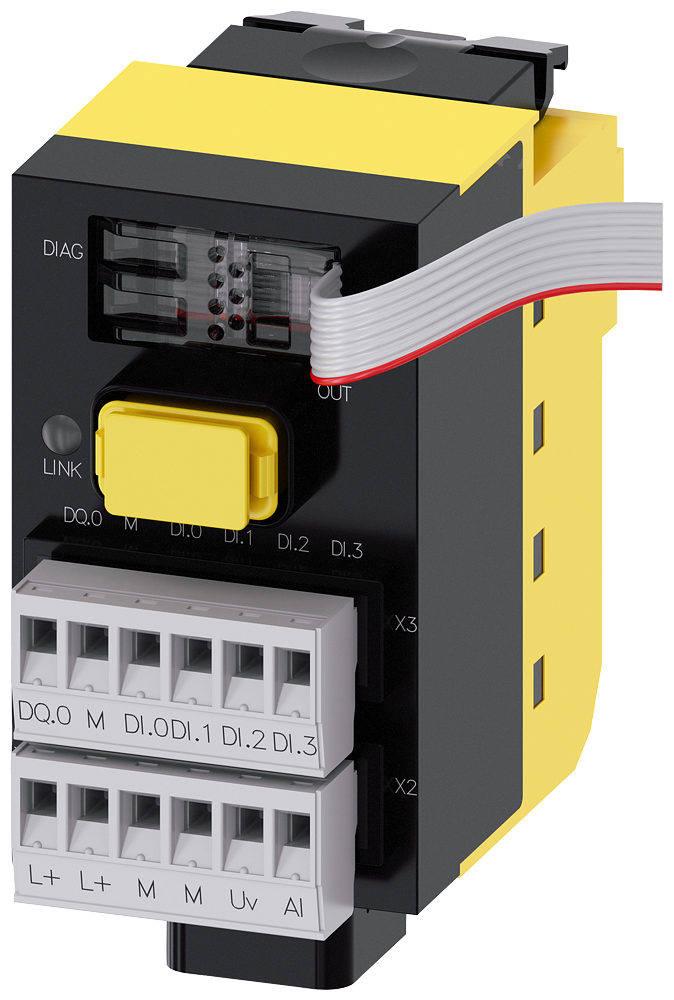 [Imagem do produto MÓDULO DE INTERFACE PARA PROFINET, FAILSAFE, 24V CC, 1-20 MÓDULOS TERMINAIS,  3SU14001LL101BA1 SIEMENS]