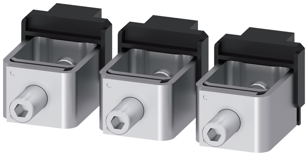 [Imagem BORNE CABO 35/300MM COM 3 UNIDADES DISJUNTOR BAIXA TENSÃO 3VA94830JA13 SIEMENS]