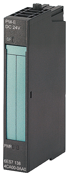 [Imagem MÓDULO DE ALIMENTAÇÃO PM-E 24VCC PARA ET 200S SIMATIC DP 6ES71384CA010AA0 SIEMENS]