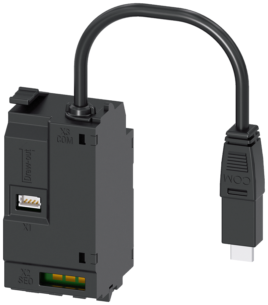 [Imagem MÓDULO DE COMUNICAÇÃO COM060 ACESSÓRIOS PARA: 3VA2 100/160/250 3VA91870TB10 SIEMENS]