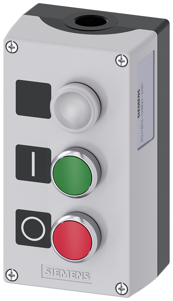 [Imagem do produto CARCAÇA PARA APARELHO DE COMANDO, 22MM, REDONDA 3SU18530AB002AB1 SIEMENS]