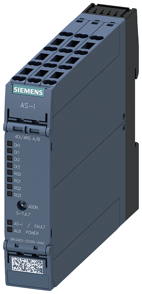 [Imagem do produto MODULO AS-I SLIMLINE 22.5MM 4E/4S(R) A/B 3RK24022CG002AA2 SIEMENS]