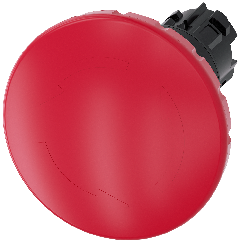 BOTÃO DE PRESSÃO DE PARADA DE EMERGÊNCIA EM FORMA DE COGUMELO 22 MM REDONDO 3SU10001JB200AA0-ZY12 SIEMENS