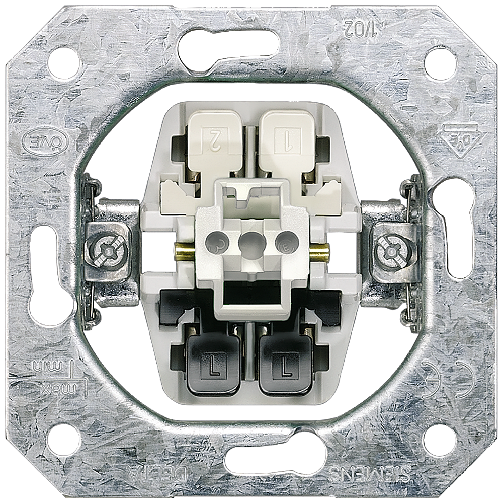 ELEMENTO DO APARELHO INTERRUPTOR INTERMÉDIO DE MONTAGEM EMBUTIDA SEM G 5TA21170KK SIEMENS