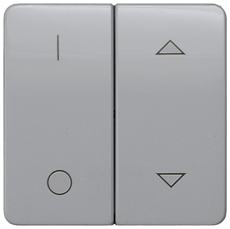 BÁSCULA 2X COM SÍMBOLOS I/O E PERSIANA PARA INTERRUPTOR DE DESLI 5TG7933 SIEMENS