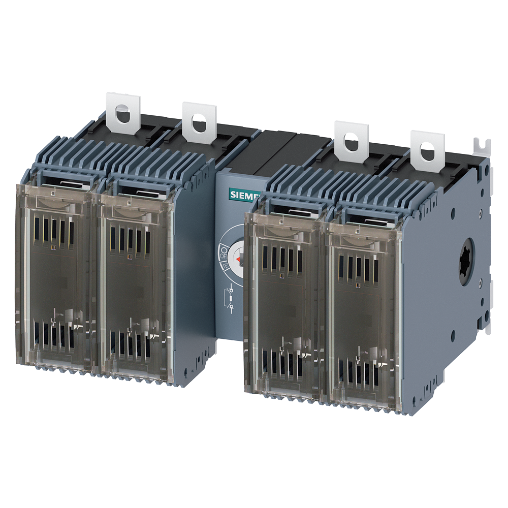 SECCIONADOR DE CORTE EM CARGA COM FUSÍVEL 160A TAM. 2 DE 4 POLOS PARA FUSÍV 3KF24160MF11 SIEMENS
