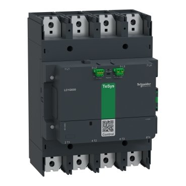 [Imagem CONTATOR DE ALTA POTÊNCIA TESYS GIGA 4 PÓLOS 440V 800A VERSÃO AVANÇADA BOBINA CA/CC DE 200/500V LC1G8004LSEA SCHNEIDER]