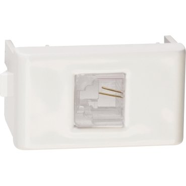 [Imagem MODULO TOMADA RJ11 2 FIOS 1M BR PRM047201 SCHNEIDER]