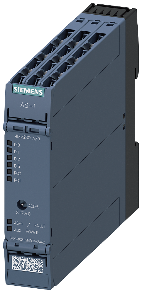 [Imagem do produto MODULO AS-I SLIMLINE 22.5MM 4E/2S(R) A/B 3RK24022ME002AA2 SIEMENS]